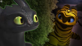 Toothless finds out The Light Fury is an EEL!? screenshot 4