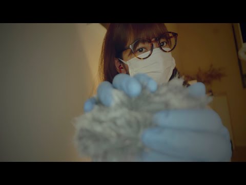 [ASMR] マイクを優しく触る音 🎙  Blue Yeti / Gentle Mic Touching, rubber gloves