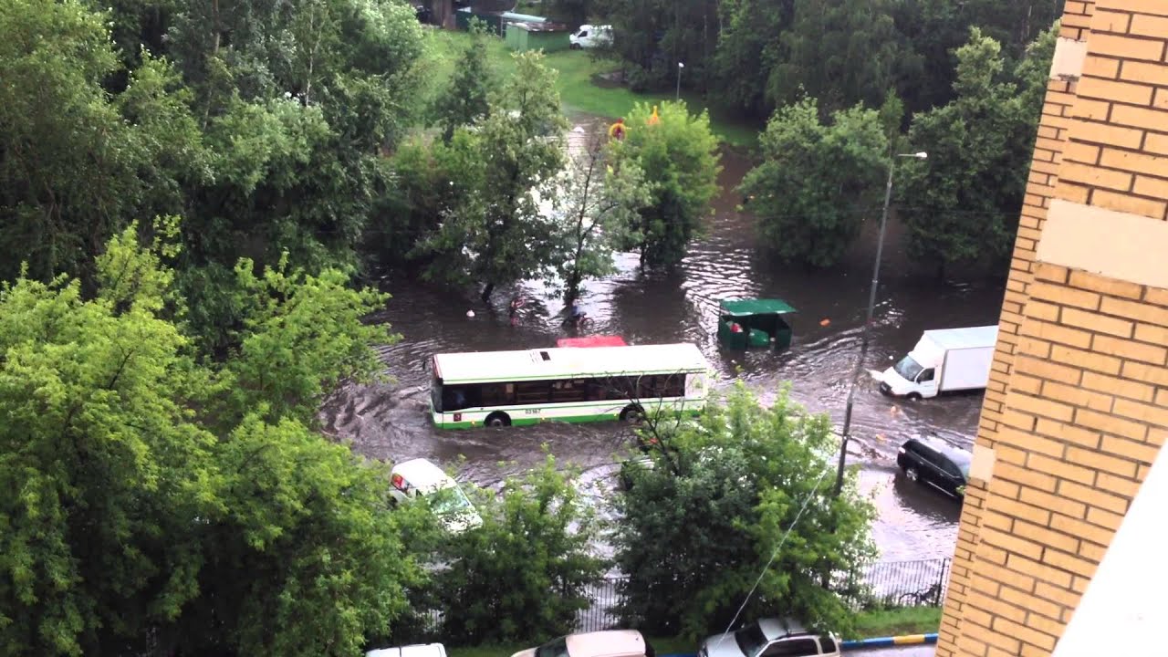Потоп в Москве - YouTube