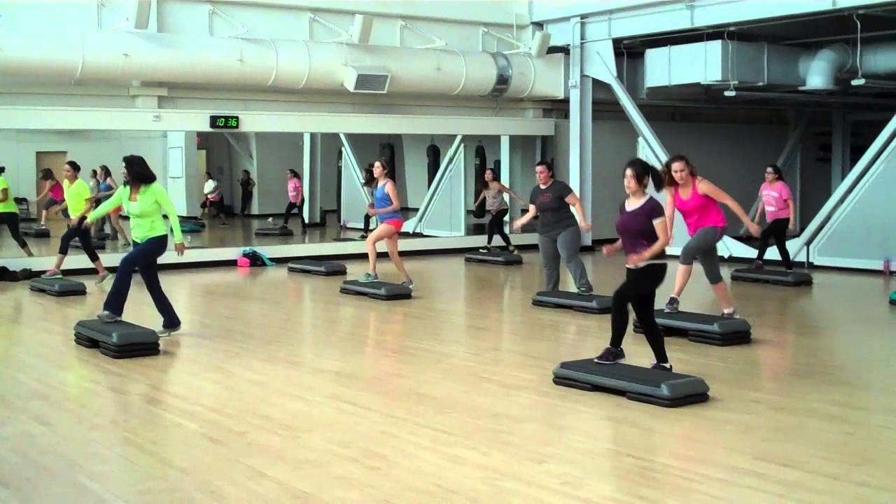 Step Aerobics San Diego City College Fitness fun!! www sdcity edu YouTube