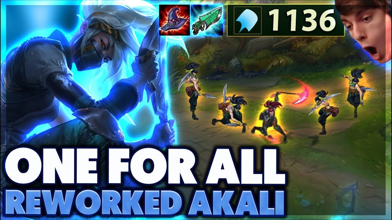 5 REWORKED AKALIS IN ONE MATCH (WE SHARE SHROUDS) - BunnyFuFuu