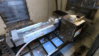 My Haas 4th axis vacuum fixture set up