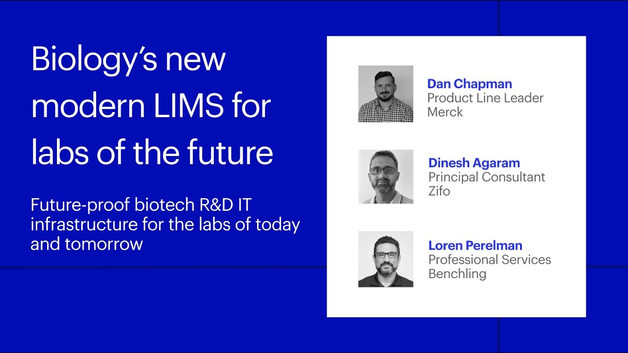 Biology's modern LIMS for labs of the future - YouTube