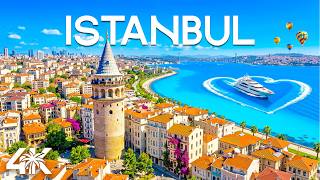 Istanbul 🇹🇷 4K Drone Footage | Hagia Sophia, Bosphorus Views & Timeless Beauty