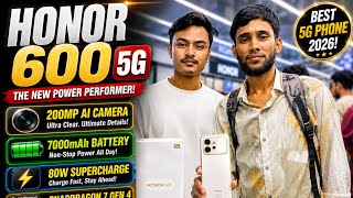 শেরপুর থেকে ঢাকায় আসছে ভালো ক্যামেরার একটা ফোন নিতে নিলো নতুন Honor 600 5g unofficial unboxing 😀🤟