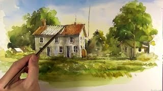 Sketching Landscapes in Watercolor Paint