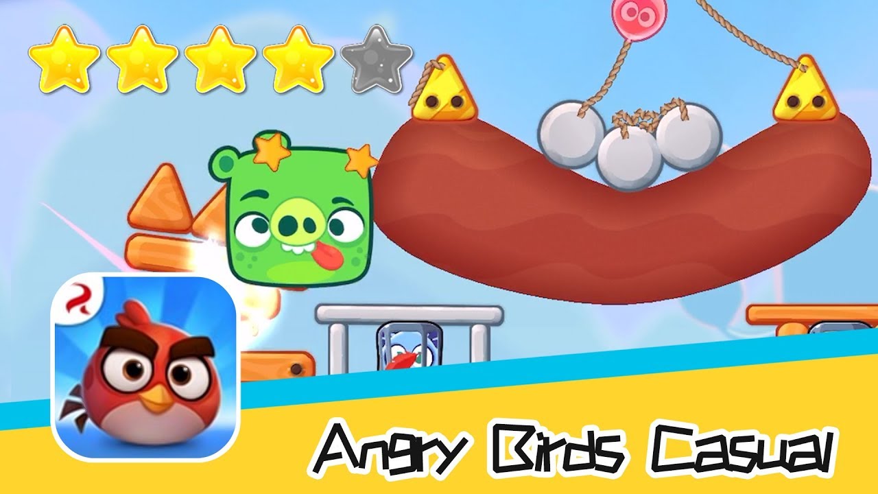 手游愤怒的小鸟休闲大冒险31 32关过五关斩六将推荐指数四颗星 Angry Birds Casual Rovio Entertainment Oyj 游戏攻略 Youtube