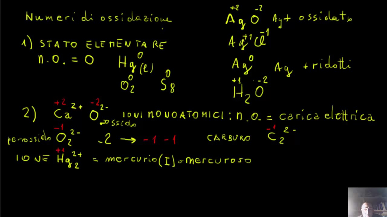 Come Calcolare Il Numero Di Ossidazione