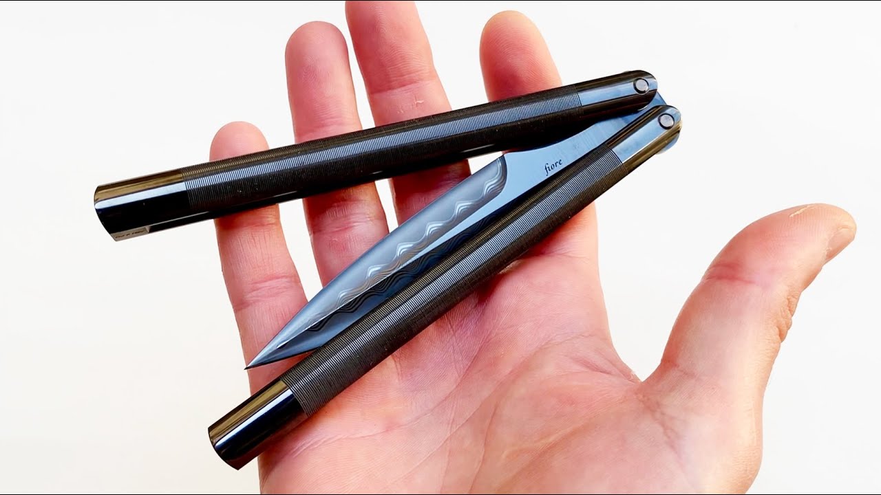 Black Damacore bayo ref: 7321 d PD Balisong Fiore Knives