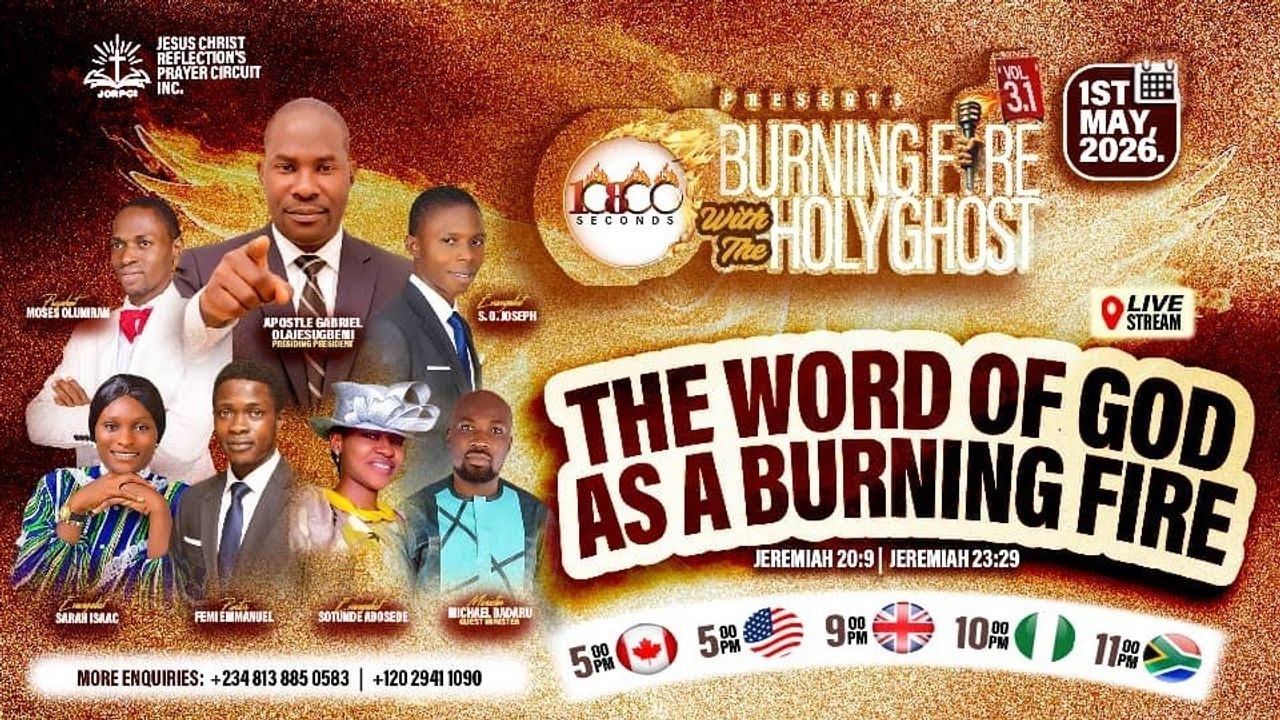 2026 BURNING FIRE WITH THE HOLY GHOST VOL 3.1 || THE WORD OF GOD AS A ...
