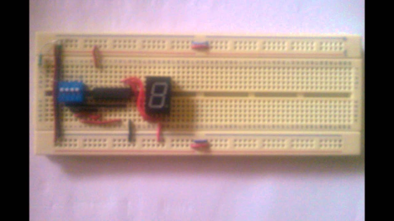Display de 7 segmentos ánodo común YouTube Display de 7 segmentos ánodo común YouTube