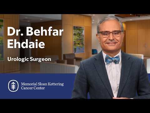 Meet Behfar Ehdaie: Urologic Surgeon at MSK