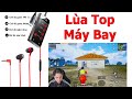 PIVA GS 100 Tăng Tiếng Chân Và Tai Nghe Hyperx Cloud Earbuds Lùa Top Máy Bay PUBG Mobile VNG