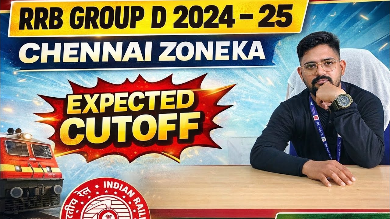 RRB GROUP D 2024-25 CHENNAI ZONE KA EXPECTED CUTOFF #mathbyshorttricks #rrb #rrbgroupd#rrbgroupd2025