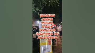MAKAN BUAH VIRAL PALING LANGKA DI BANDUNG | BUAH LONTAR VIRAL | LENGKONG CULINARY NIGHT | #shorts