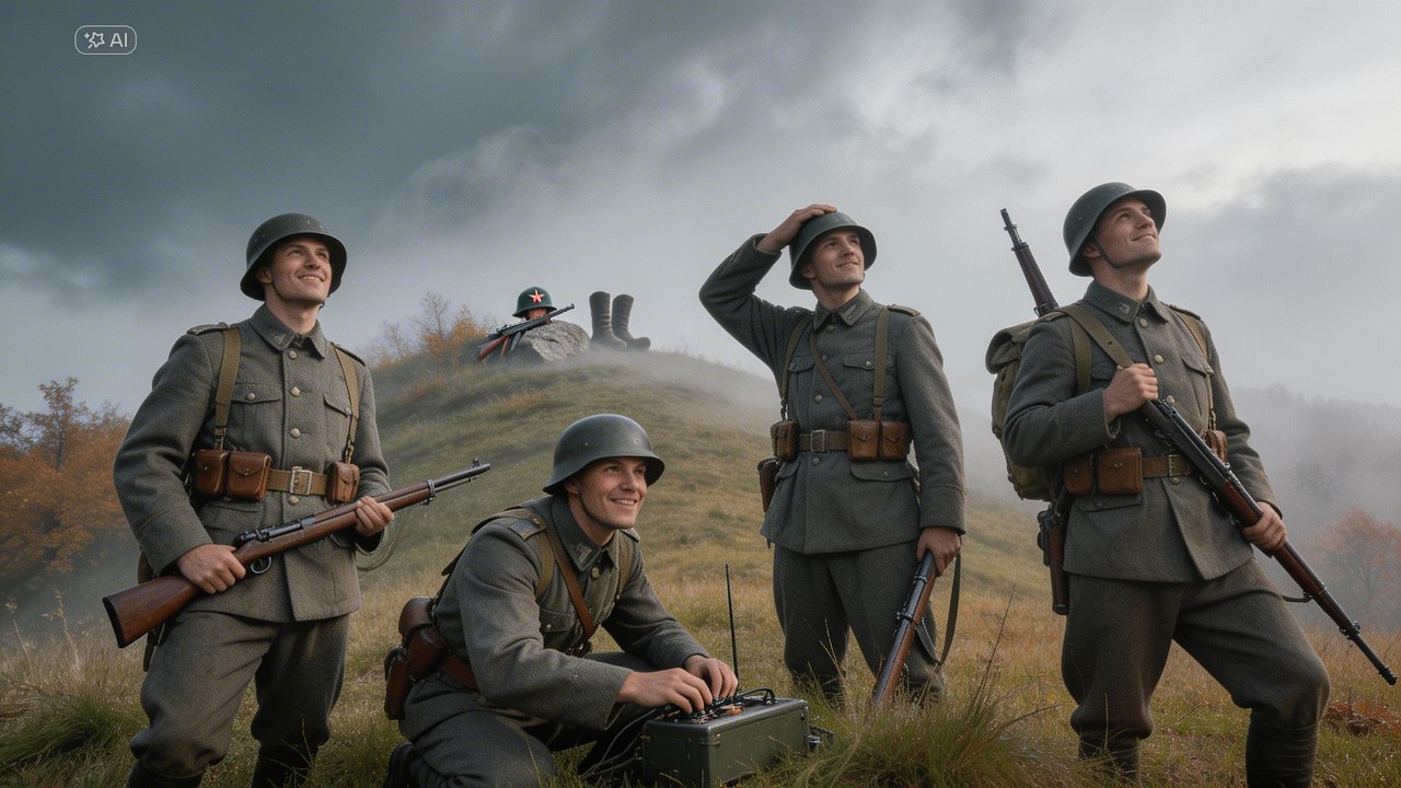 НЕМЦЫ ВЫБРАЛИ высоту — не понимая, кто уже её занял