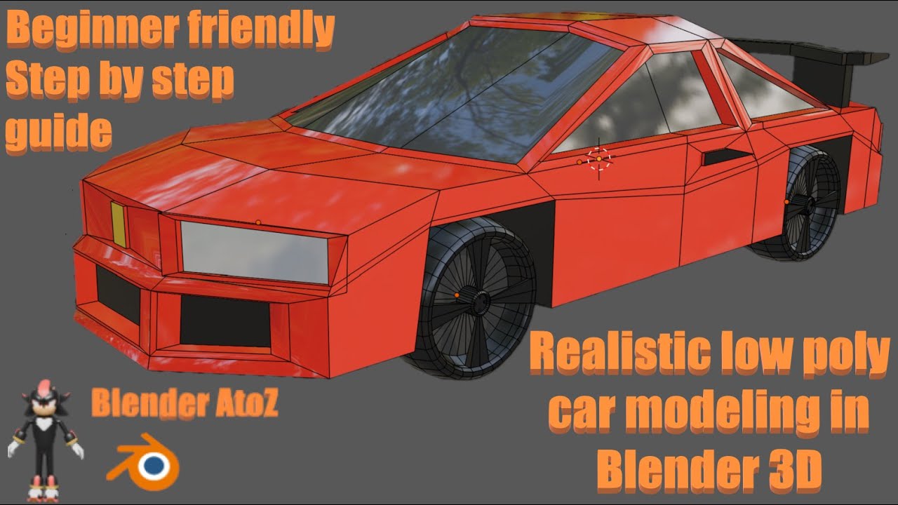 How to make a Low poly car in Blender 3D | Beginner friendly | Step by ...