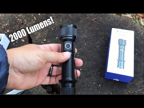 Brinyte PT16 Tactical Flashlight - 2000 Lumen Beast!