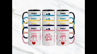 Danes Stole My Heart Mug – Great Dane Coffee Cup, Dog Lover Mug, Pet-Themed Gift 7A