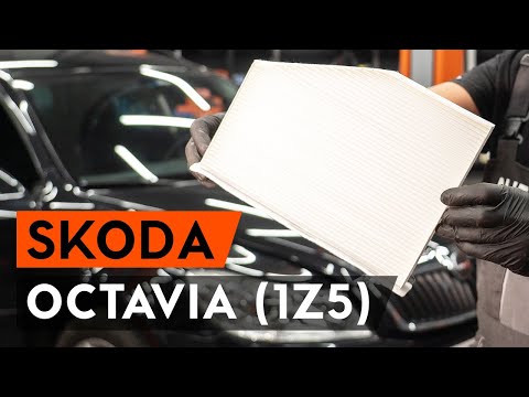 Kā nomainīt salona gaisa filtrs / salona filtrs OCTAVIA (1Z5) [AUTODOC VIDEOPAMĀCĪBA]