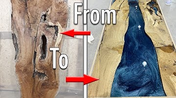 How to Make an Epoxy and Wood Dining Table || Part 2