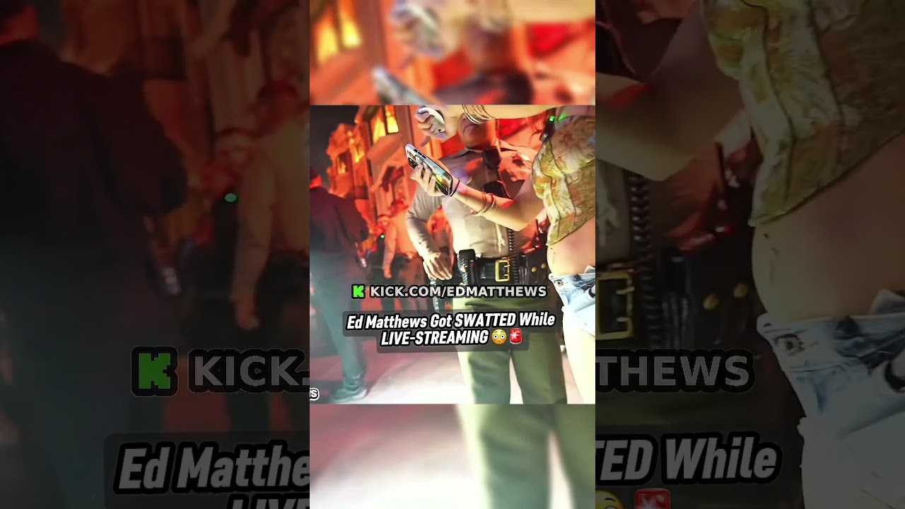 Ed Matthews got SWATTED while STREAMING with Aubrey. 