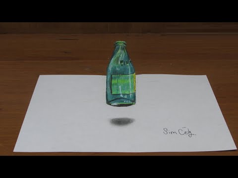 3D Şişe Çizimi
