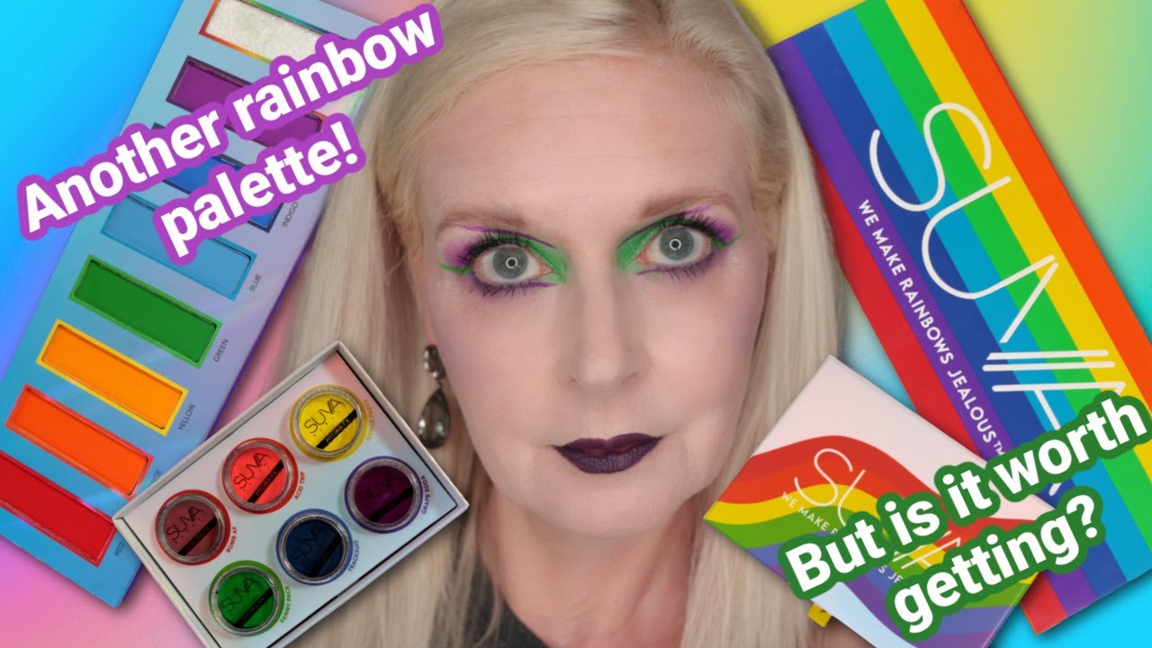 Suva Beauty WE MAKE RAINBOWS JEALOUS Eyeshadow Palette & Hydra FX Liners 🌈🌈🌈