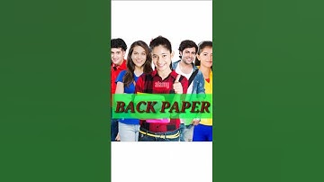 बैक पेपर का फॉर्म कैसे भरे #शॉर्ट्स