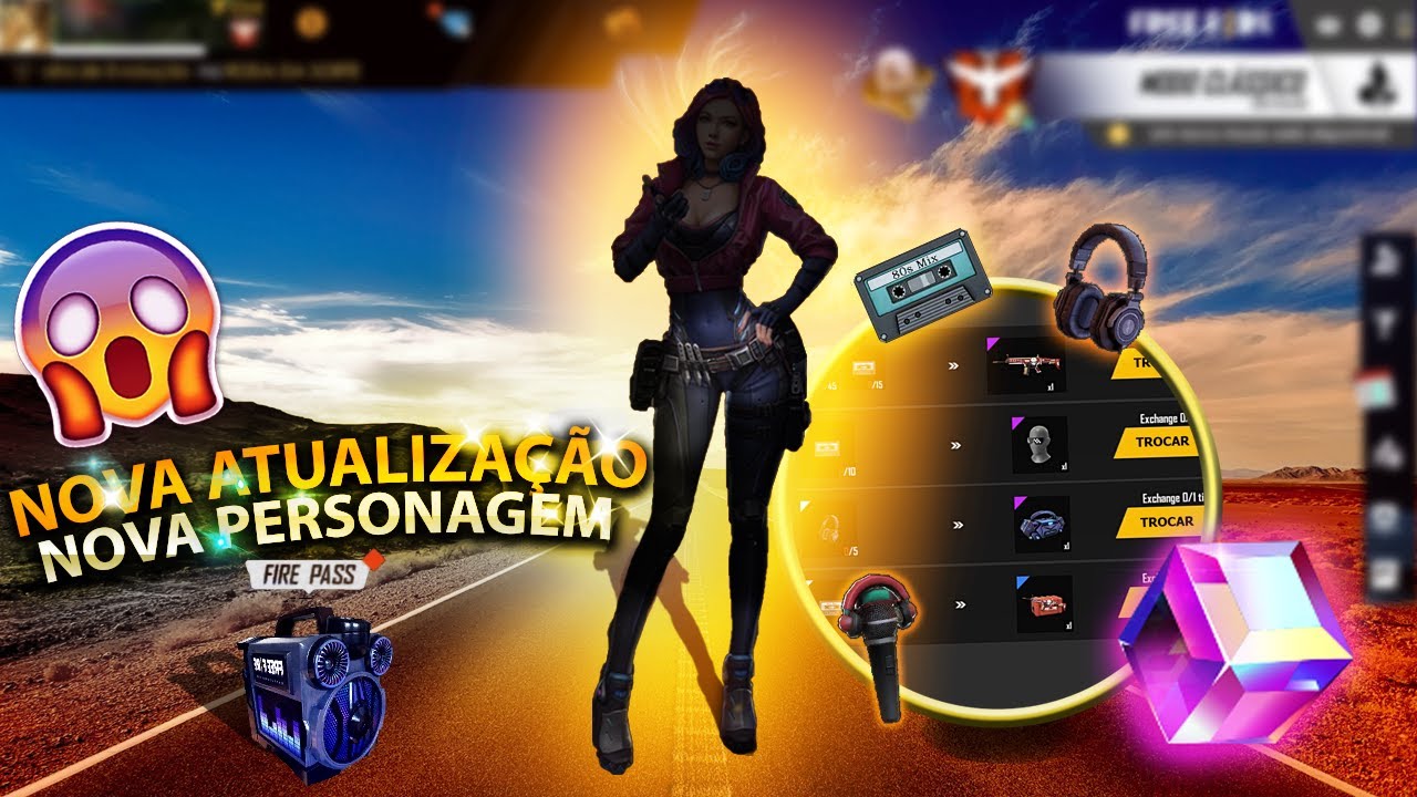 Nova personagem do Free Fire ganha outro nome no Brasil