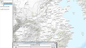ArcMap 10.2 Time Enabled Datasets and Time Slider