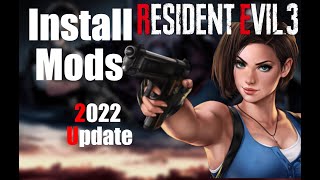How to install mods in resident evil 3 remake 2023 RT update