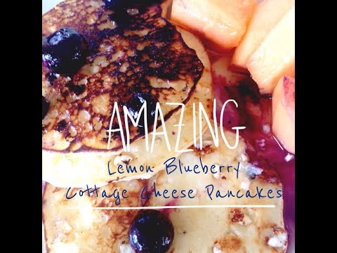 blueberry-lemon-cottage-cheese-pancakes