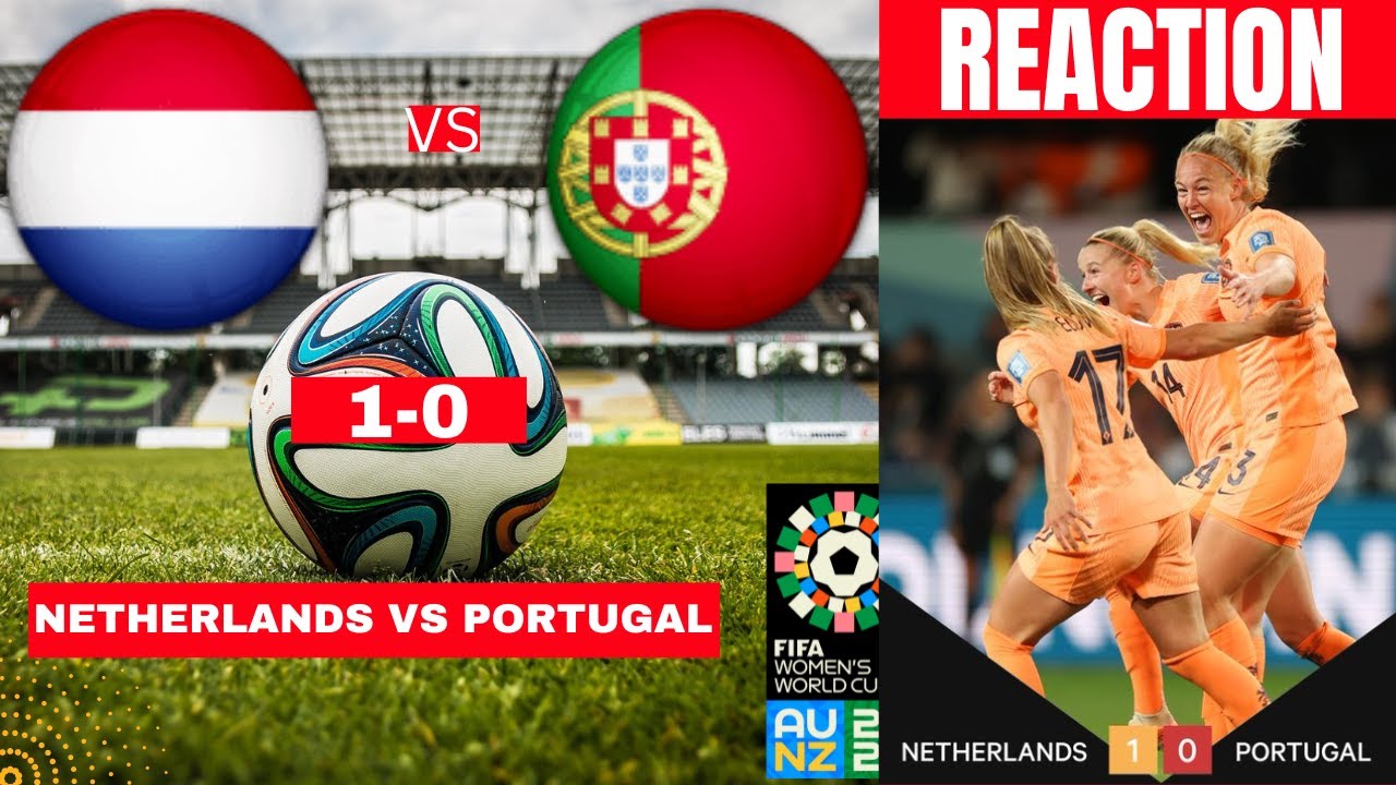 Netherlands vs Portugal Women 1-0 Live Stream FIFA World Cup Football Match Score 2023 Highlights