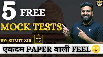 BIG ANNOUNCEMENT 🥳 FREE🔥 UPSC NDA GAT Mock Test | GS by Sumit Sir | Learn With Sumit