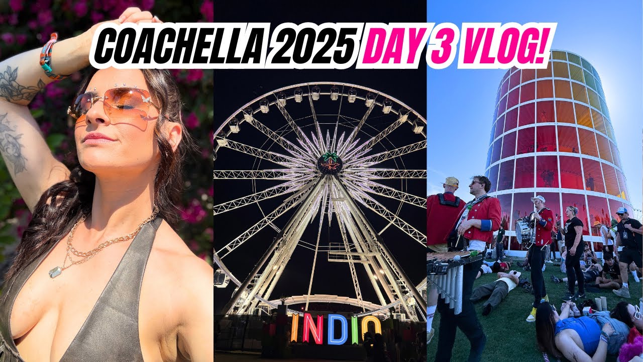 Coachella 2025 Day 3 Vlog | Sammy Virji, Chase & Status & a Surprise Zeds Dead Set 🎶