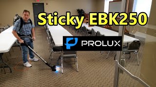 Prolux X8 Elite Cleans Fellowship Hall | Sticky EBK250