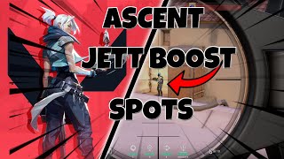 Best Jett Boost Spots auf 'ASCENT' | Valorant Best Jett Spots !