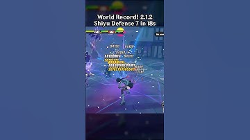 WORLD RECORD! 2.1.2 SHIYU DEFENSE 7 IN 18 SECONDS