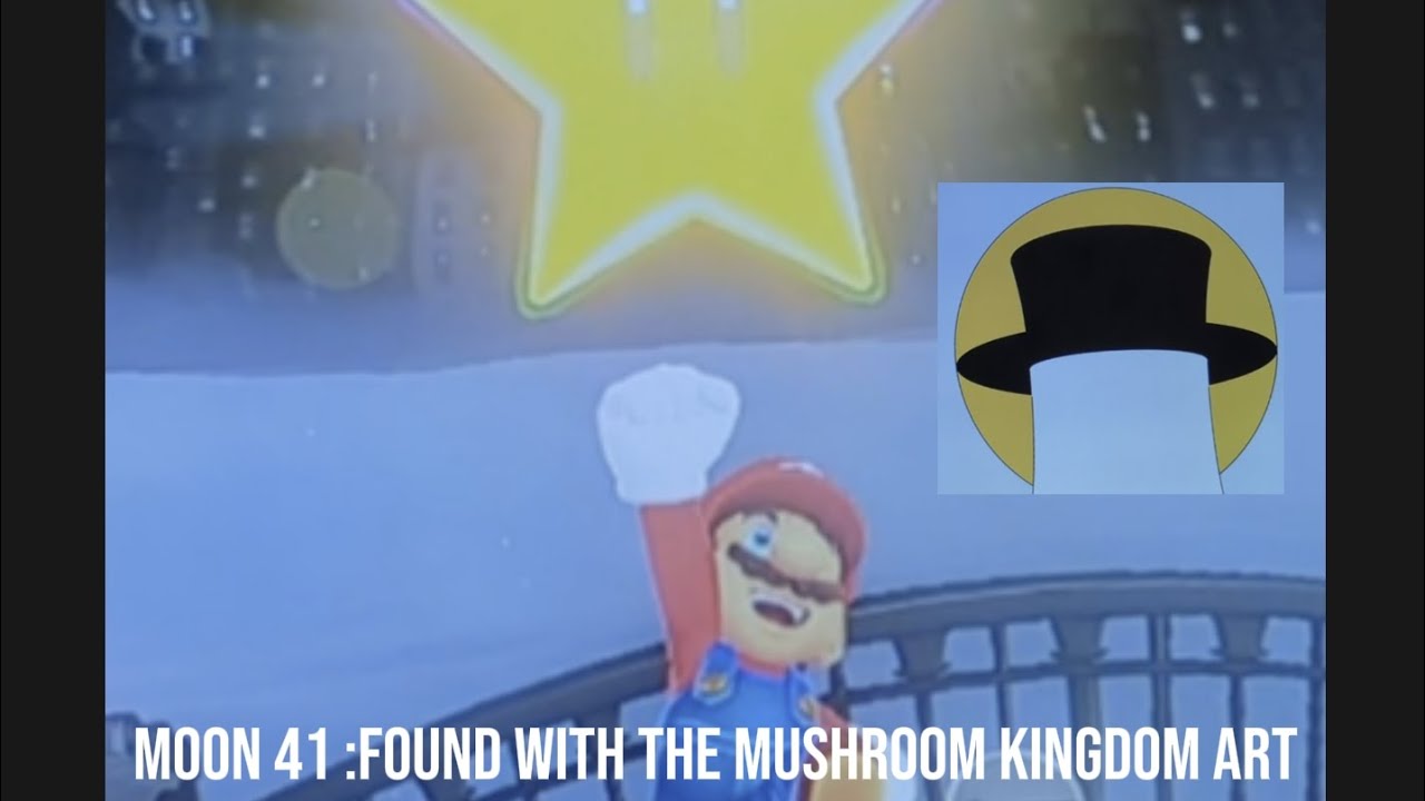 Super Mario Odyssey mushroom kingdom moon 41:found with the mushroom ...