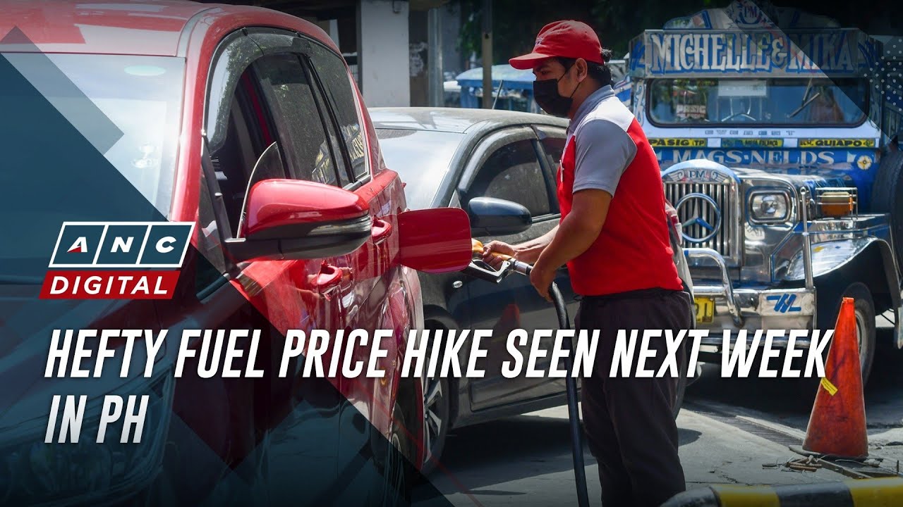 Hefty fuel price hike seen next week in PH | ANC - YouTube
