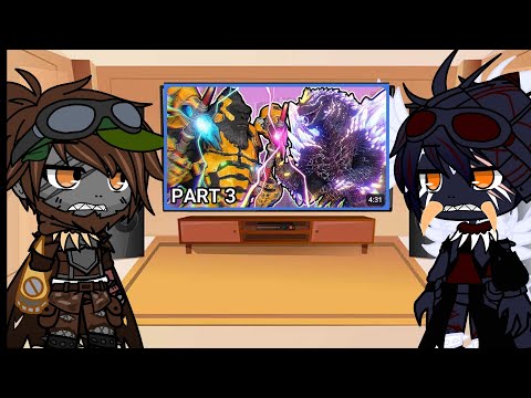 Kaiju react to Spacegodzilla Vs Kong (Part 3)