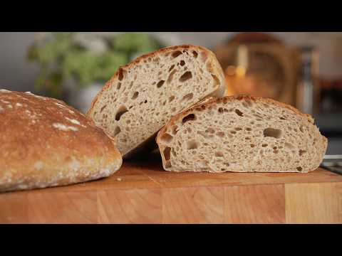 Forget store-bought bread! This CIABATTA is 100 times better! Whole-grain, crispy crust, delicious