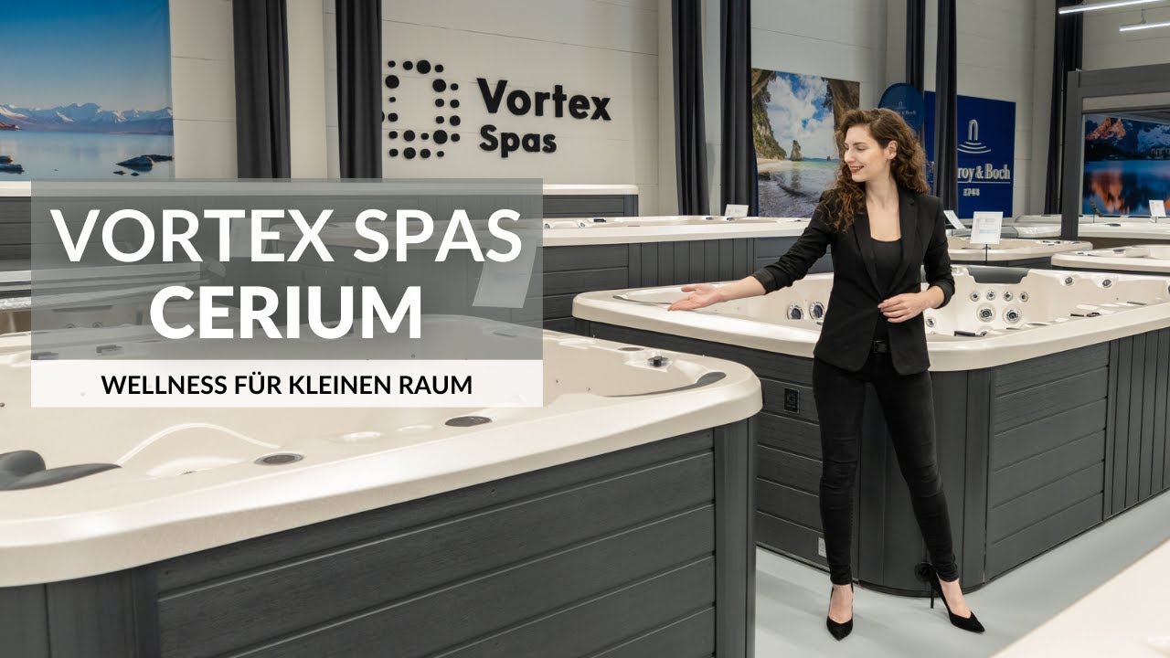 Vortex Spas Cerium - Wellness für kleinen Raum | SPA Deluxe GmbH - YouTube
