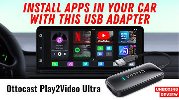 Ottocast Play2Video Ultra CarPlay Media USB Adapter |  Get YouTube on Car Screen  | UNBOXING REVIEW