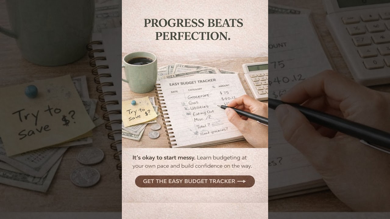 Budgeting Encouragement for Beginners | It’s Okay to Start Messy