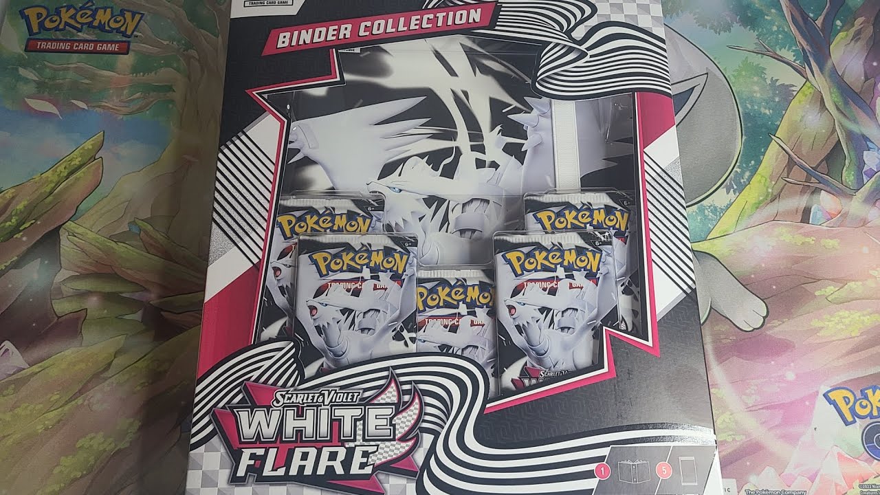 White Flair Binder Collection Box Opening