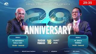 Download Lagu Ibadah 1 - GDS Jakarta Anniversary 29th - Minggu, 16 Maret 2025 - 09.00 WIB