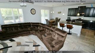 Priced At 450,000 - 1337 Riley Circle, Deland, Fl 32724