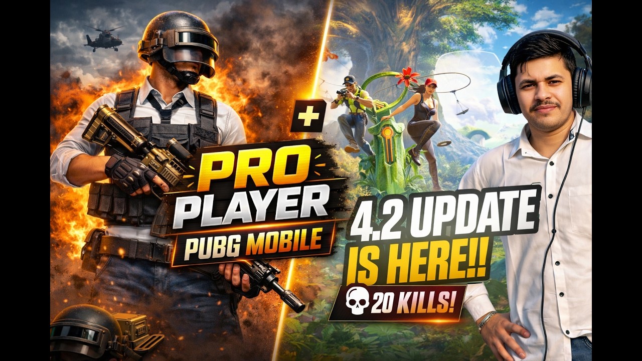 PUBG Mobile 4.2 Update 🔥 New Mode Gameplay | 20 Kills Pro Match 😱